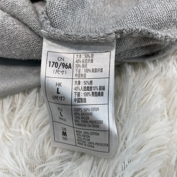 Disney Parks Minnie Mouse All Over Print Grey Long Sleeve Womens US M - Picture 5 of 7